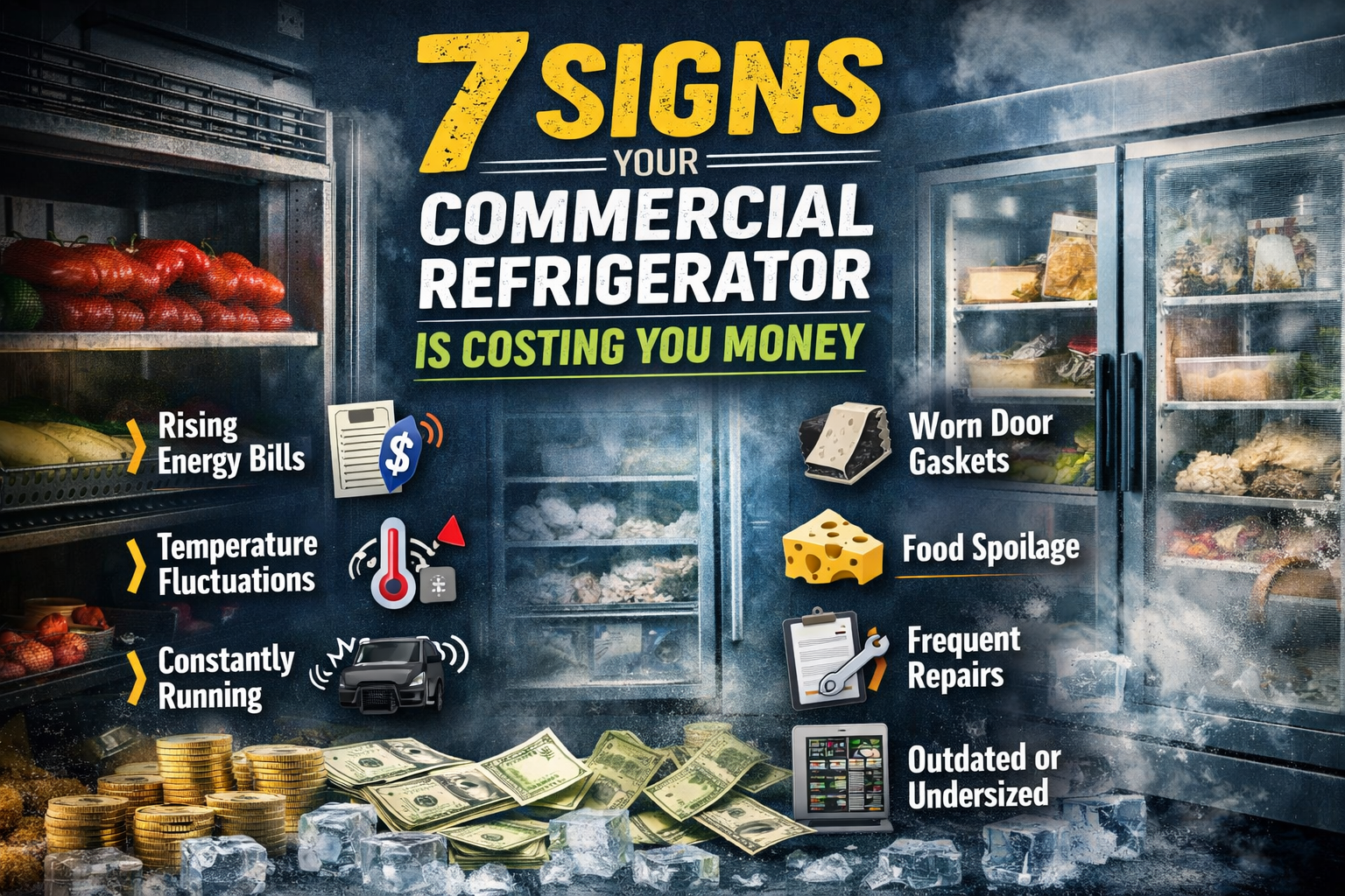 commercial refrigerator costs